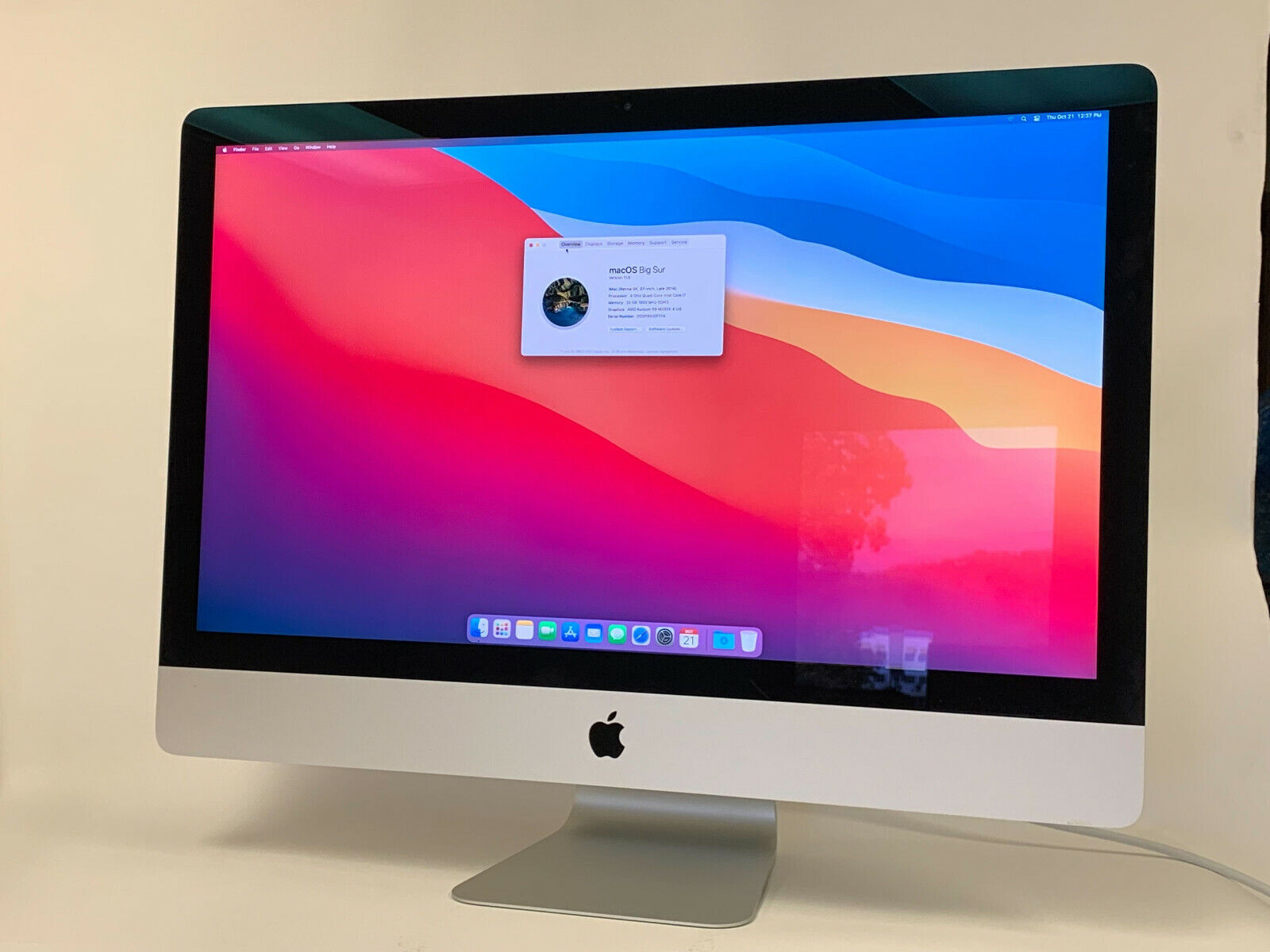 iMac 2014late 27インチ 5K