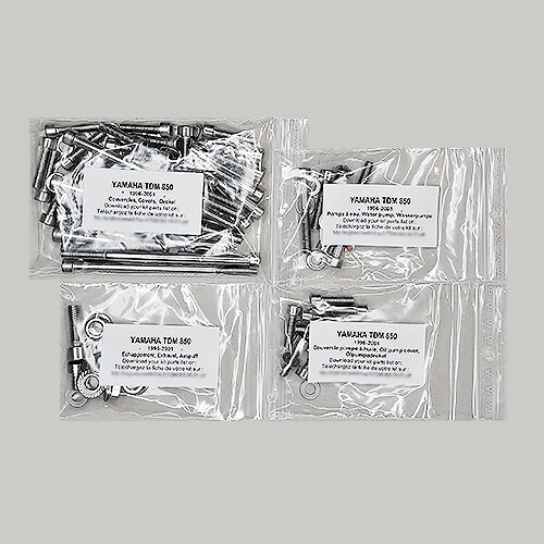 Kit vis allen inox n°2 motor Yamaha TDM 850 1996 1997 1998 1999 2000 2001
