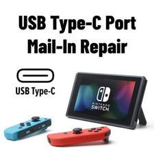 Nintendo Switch USB-C Port Replacement Repair Mail-In Service
