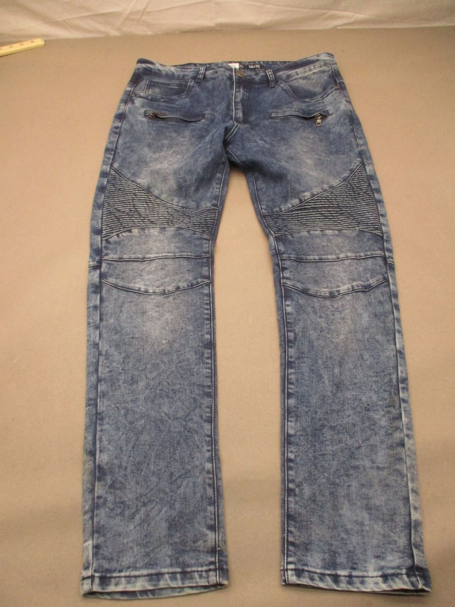 Souls Select Size 36x32 Mens Cotton Blend Zip Fly Pocket