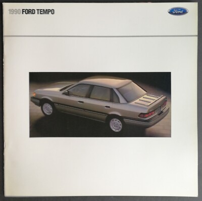 Vintage 1990 Ford Tempo Full Color Original Brochure 323
