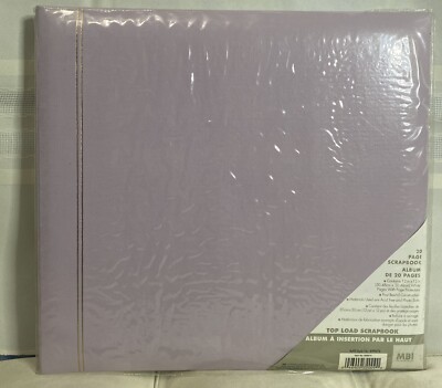 MBI Purple Scrapbook Album 12 x12  Top Load pages Family Photo Memories New