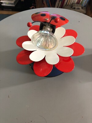Applique Luminaire Coccinelle Enfant - Déco Métal Fleur, Occasion Fonctionnelle