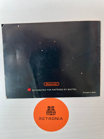 Duck Hunt Nintendo Nes Game Instruction Manual Mattel GBR Version