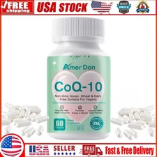 COQ 10 Coenzyme Q-10 200mg Heart Health Support, Pormotes Energy  Stamina