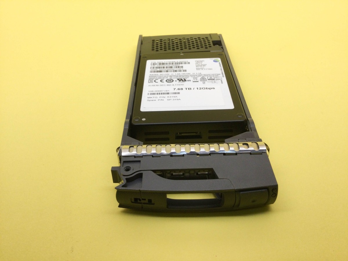 Netapp X319A 7.6TB SAS 12Gbps 2.5