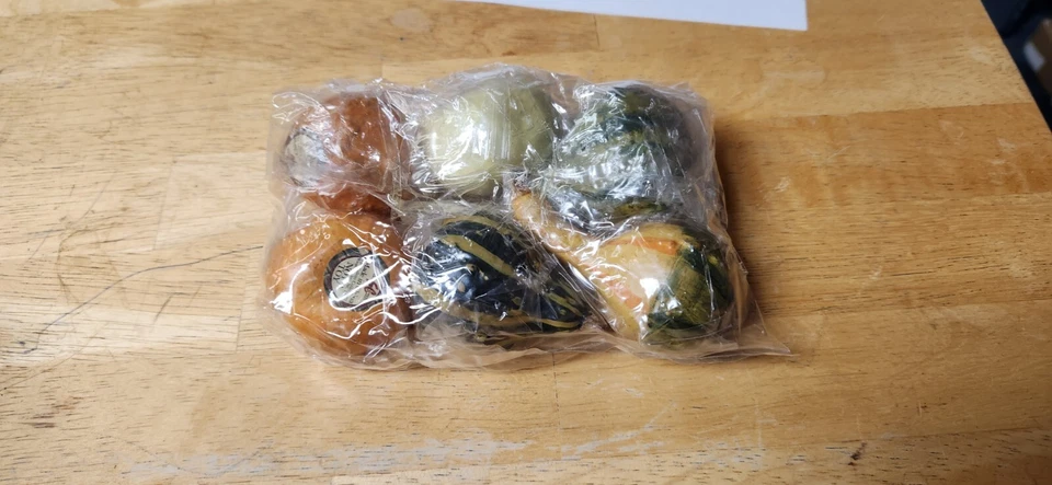 Salem Colección Calabazas Decorativas Juego de 6 Decoraciones de Otoño Decoración del Hogar Foto 2 de 4