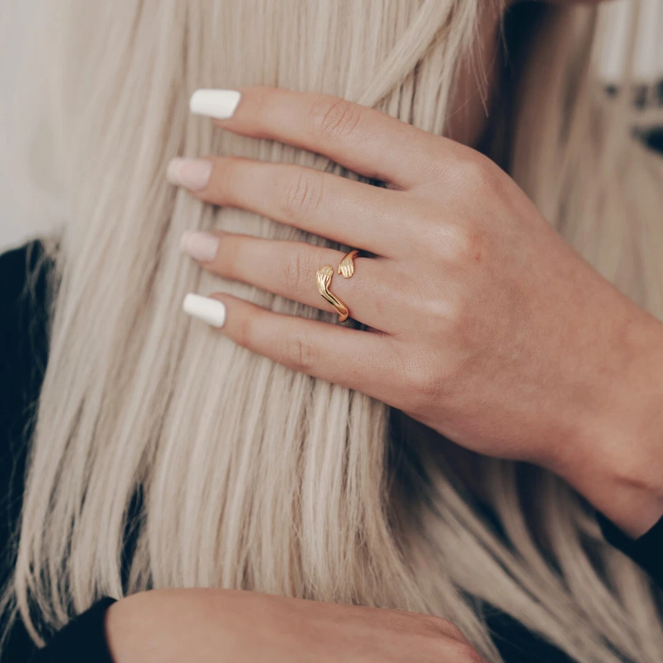 UMARMUNGSRING • 925 STERLING SILBER • GESCHENKIDEE - Bild 4 von 4