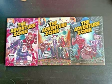 3 books the Adventure Zone, Manga, Travis McElroy,  see description for title