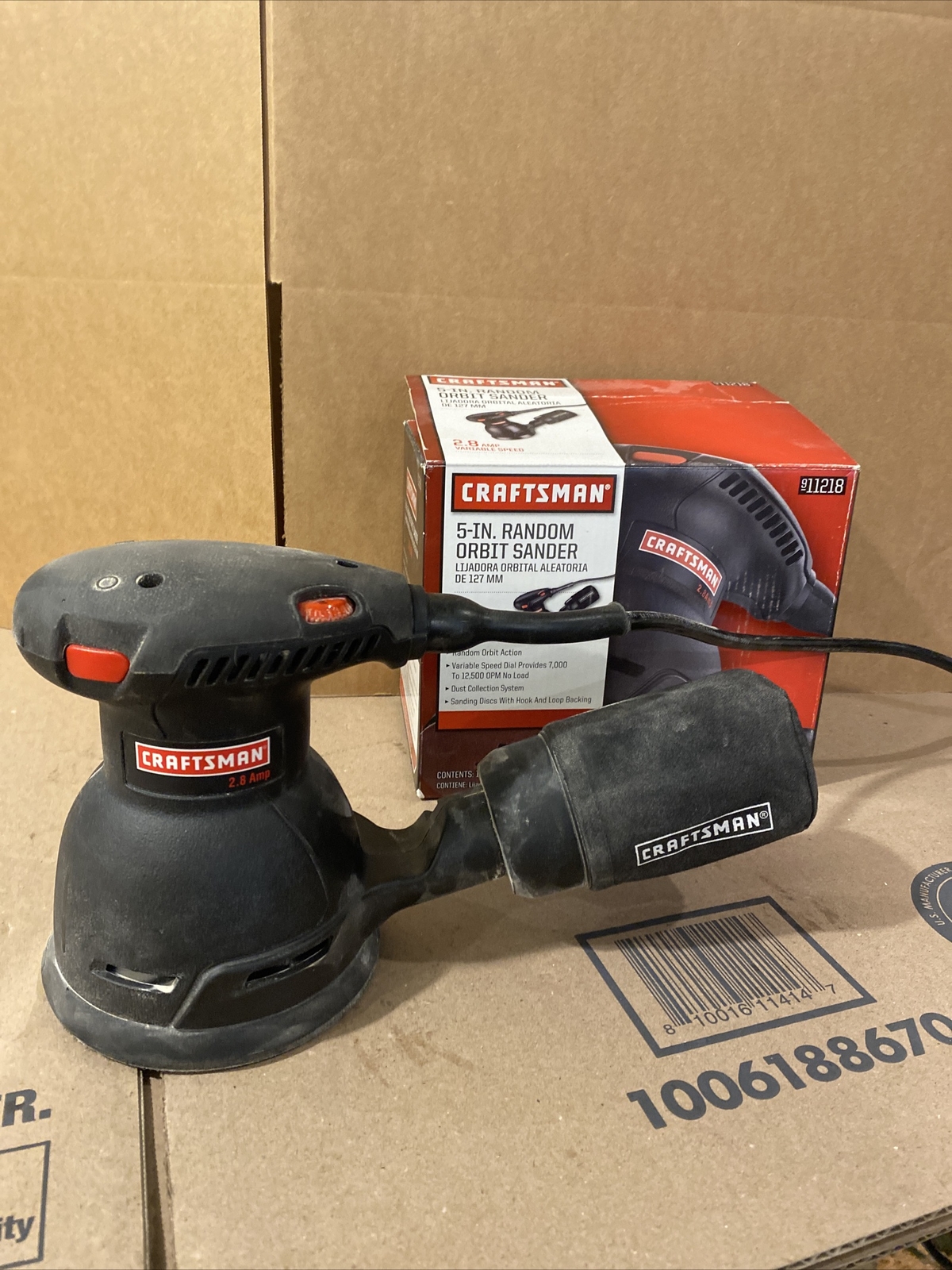 Craftsman 911218 5 Inch Random Orbit 