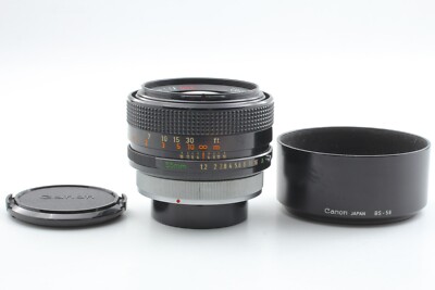 美品 Canon FD 55mm F1.2 S.S.C. Near Mint w/ Hood 】 CANON FD 55mm f1.2 S.S.C. SSC Standard Lens
