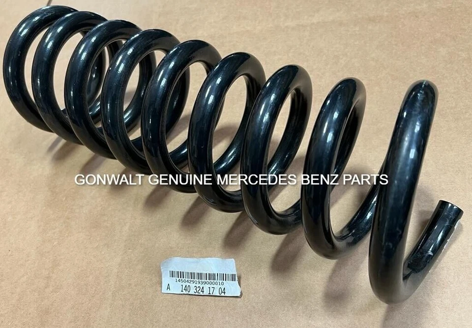 Muelle trasero Mercedes Benz 600SEL 500SEL 400SE S320 S420 S350 92-99 OE 1403241704 Foto 2 de 3