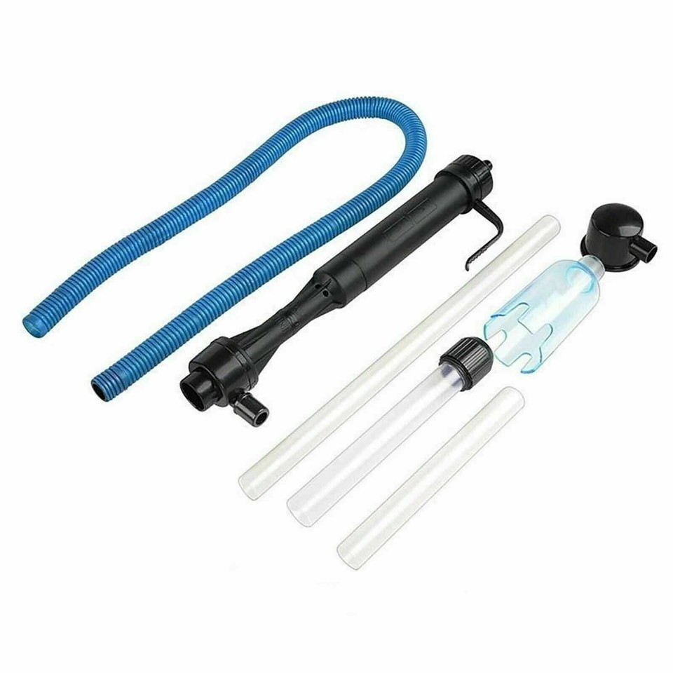 Aquarium Clean Vacuum Water Change Siphon Gravel Cleaner Fish Tank Pump
