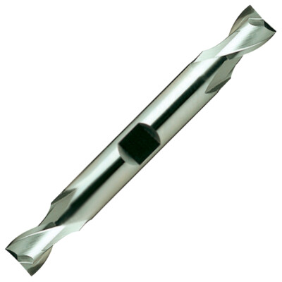 1/2'' 2FL Double End Square Cobalt End Mill 1/2''Shank w/Flat Bright