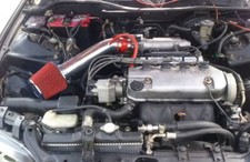 Air Intake Kit Filter For 1992-1995 Honda Civic 1.5l 1.6l 4cyl Red Air Intake Kit Filter For 1992-1995 Honda Civic 1.5l 1.6l 4cyl Red