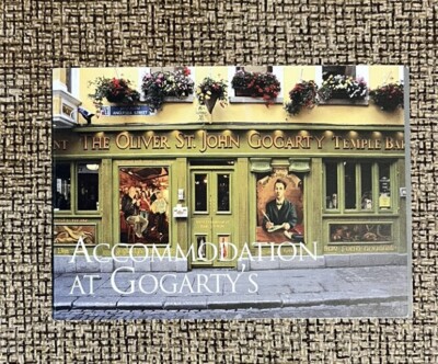 OLIVER ST JOHN GOGARTY ACCOMMODATIONS  - DUBLIN BUSINESS CARD  2010