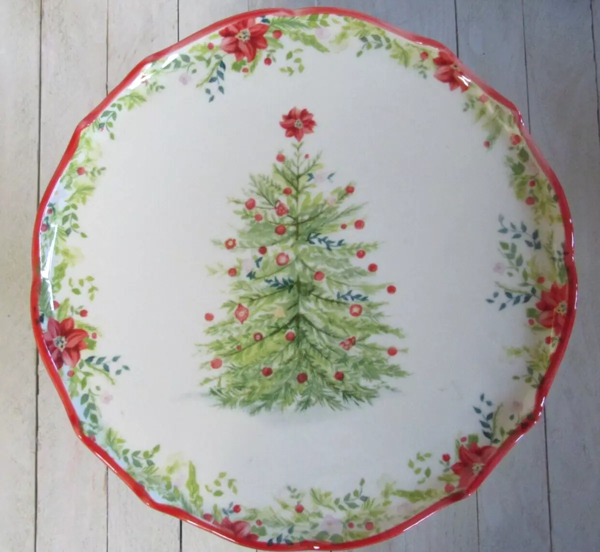 Pioneer woman christmas clearance plates
