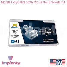 Dental PoIySafira Roth Dental Brackets Kit Alumina Ceramic Material 20pcs
