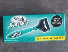 Vintage! Schick XTREME3 Razor In Original NEW Sealed Box - NOS