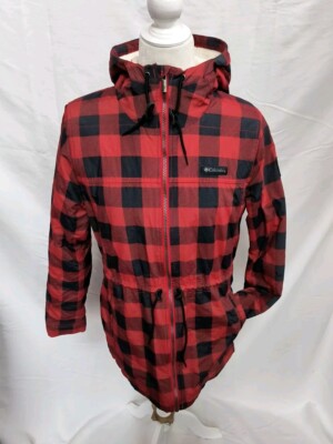 Columbia Chatfield Hill Full Zip Buffalo Checker Hooded Women's