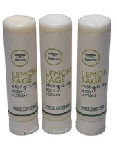 3 PAUL MITCHELL Lemon Sage Energizing Body LOTION Body Wash Travel .7oz Tea Tree