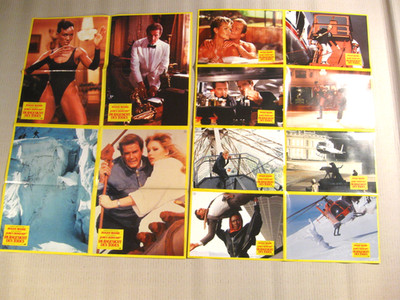 JAMES BOND 007 - IM ANGESICHT DES TODES - Aushangfotos - Roger Moore (#3)