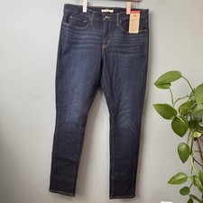 Levi's 311 Shaping Skinny Mid Rise Jeans in Darkest Sky Blue. NWT. Women  s 32