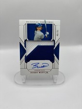 2025 Panini National Treasures Bobby Witt Jr On Card Patch Auto /99 Royals