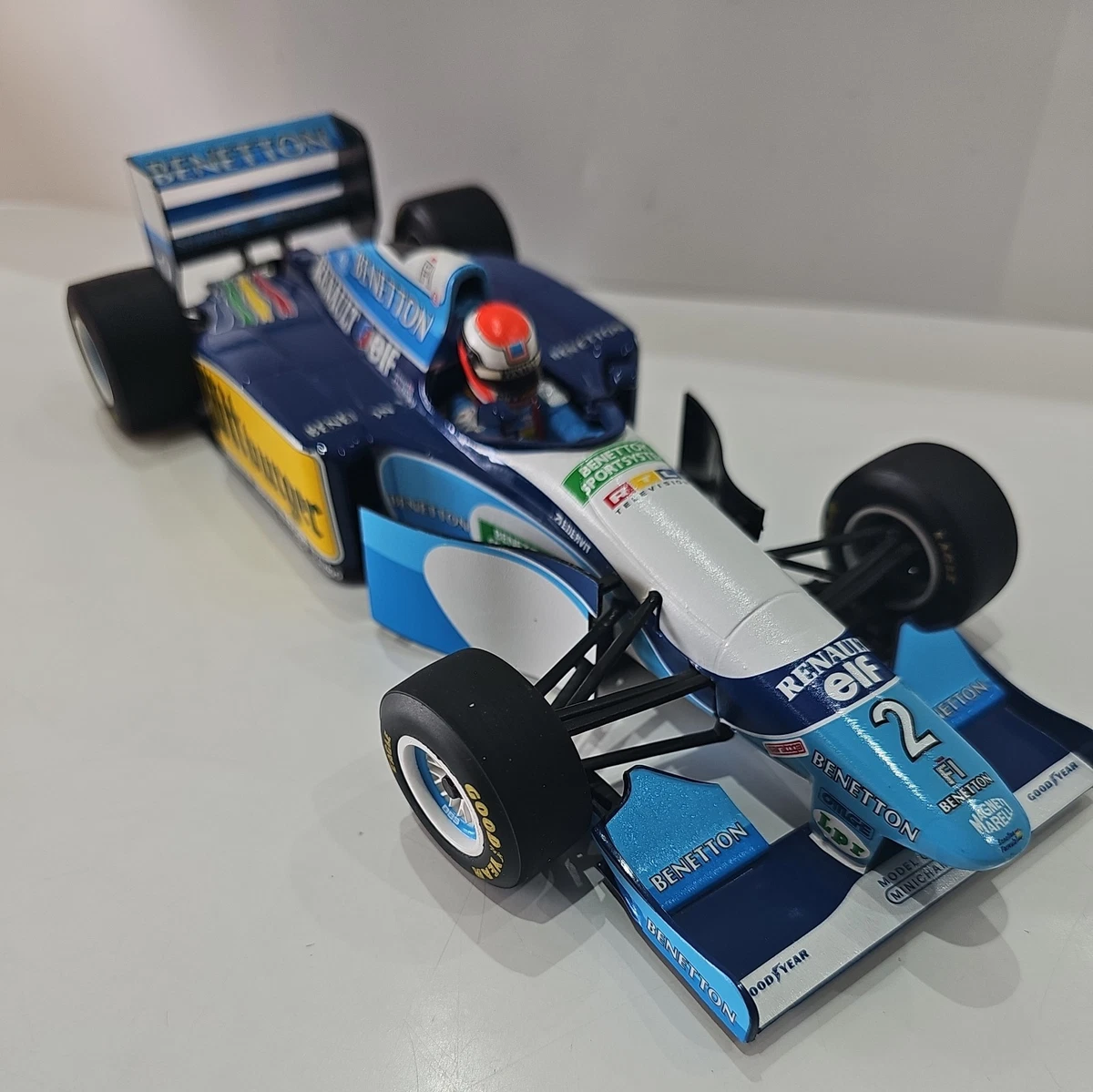 Minichamps 1/18 – F1 Benetton Renault B196 1996 Pilote Berger – Sans Boîte