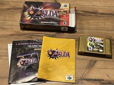 Zelda Majora s Mask N64 CIB Complete w/ Box Manual Nintendo 64