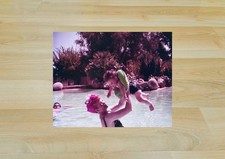 1952 Lucille Ball & Lucie Arnaz Swimming Pool Photo Print 8x10 Lustre