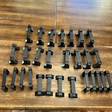 LIFE LIKE HOT VETTE HIGHWAY SLOT CAR REPLACEMENT PART TRACK 19 BRIDGES, 9 RISERS