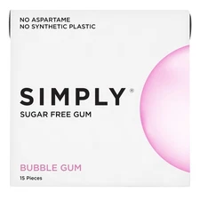 SIMPLY Gum | Dental Gum | Sugar Free Xylitol Chewing Gum | Bubblegum | Pack o...