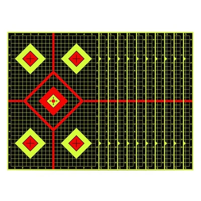 HUNTVP 10 Pack 12x18" Large Shooting Targets Splatter Gun Rifle Reactive Paper Targets