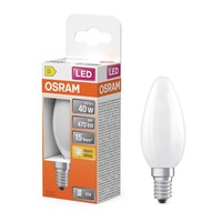Osram Led Filament C35 Kerze 3,4W = 40W E14 Matt 470Lm Warmweiß 2700K 300°
