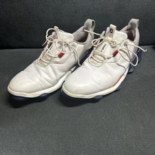 Footjoy FJ Tour Alpha 55500 Golf Shoes Men's 9.5M Leather White Waterproof White