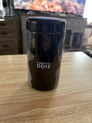 DOSE glass vessel container, keep your mushroom coffee fresh holds one bag