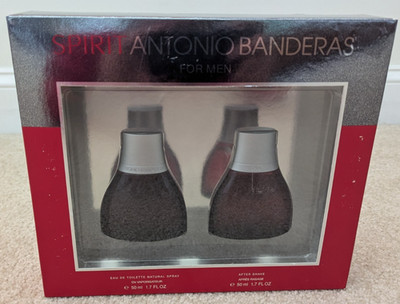 NIB Spirit Antonio Banderas EDT (50 mL/1.7 oz) & After Shave (50 mL/ 1.7 fl oz)