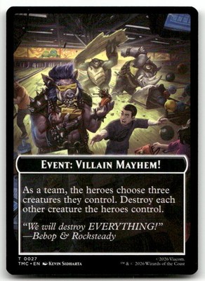 Event: Villain Mayhem! #27 NM Commander: Teenage Mutant Ninja Turtles Magic MTG