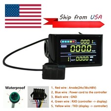 EBike 24V-60V SW900 LCD Display Meter Electri...