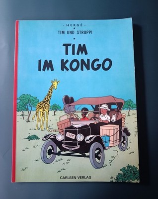 Tim und Struppi: Tim im Kongo | 2. Auflage 1976 | Hergé Carlsen | Sehr gut