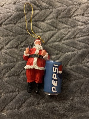 Santa Claus Pepsi Christmas Ornament