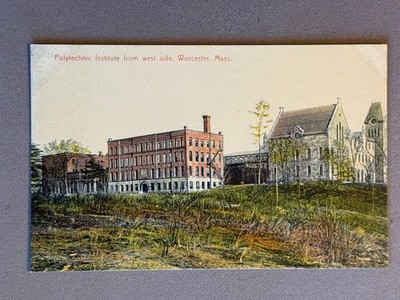 MA Massachusetts Worcester, Polytechnic Institute From West Side, ca 1910
