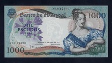 Portugal 1000 Escudos 1967 P-172 AU-UNC
