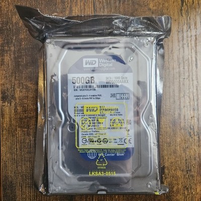 New Western Digital BLUE WD5000AAKX 500GB 7200RPM 6Gb/s 3.5'' SATA Hard Drive