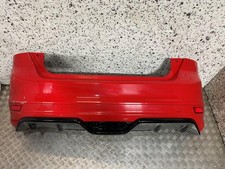 11-14 FORD FOCUS MK3 HATCH ZETEC S REAR BUMPER RACE RED (PLS READ)