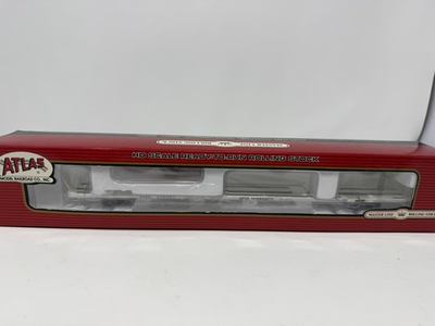 #ad Atlas 20 000018 ACF 89’4” Flat Car Erie Western – Road #250065 HO Scale NIB NOS $39.99