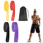 4 Levels Pull Up Resistance Bands with Bag 4 Pcs & Yellow/Red/Black/Purple