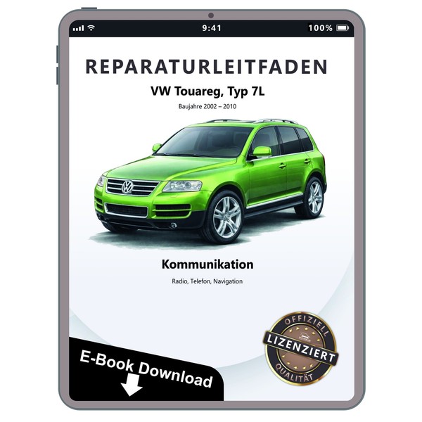 VW Touareg 7L (02-10) Radio Navigation Kommunikation Werkstatthandbuch PDF Datei-image