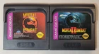 1992 Mortal Kombat 1 & 2 Sega Game Gear Cartridge Only - Tested OEM Cart Works